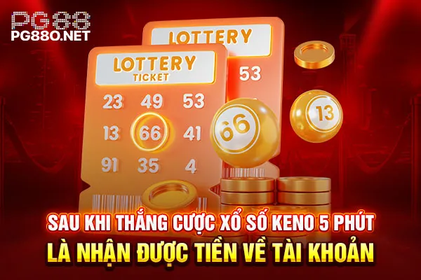 Sau khi thắng cược xổ số Keno 5 phút là nhận được tiền về tài khoản Sau khi thắng cược xổ số Keno 5 phút là nhận được tiền về tài khoản